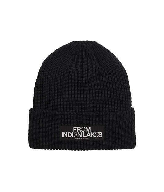 From Indian Lakes Woven Label Beanie