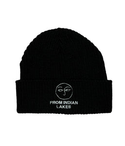 From Indian Lakes Knit Beanie (Black)