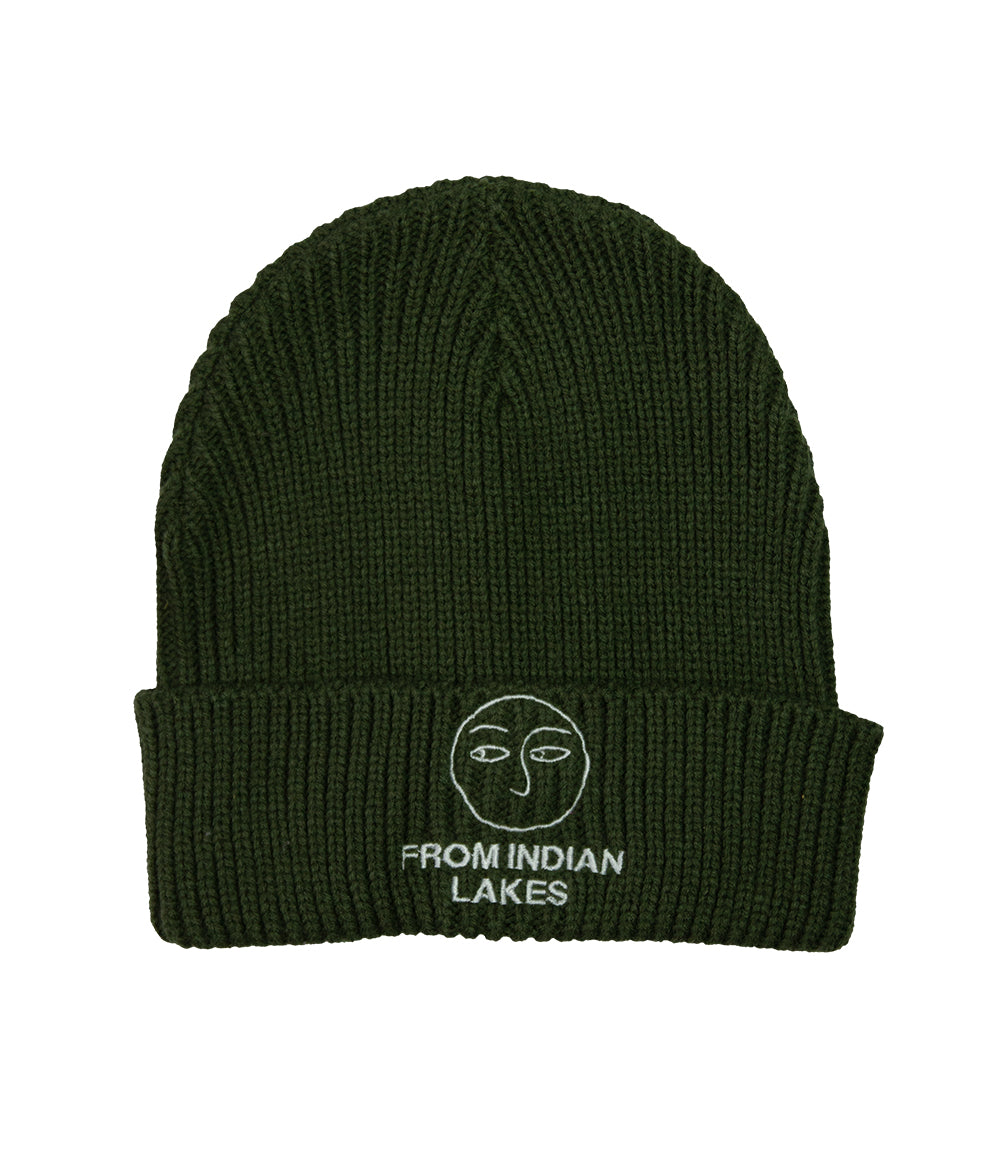 From Indian Lakes Knit Beanie (Green)