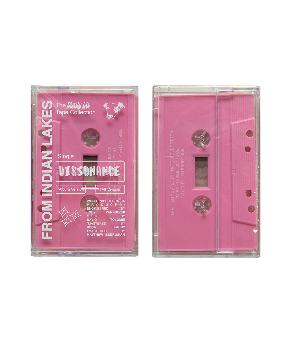 From Indian Lakes Dissonance Cassette (Pink)