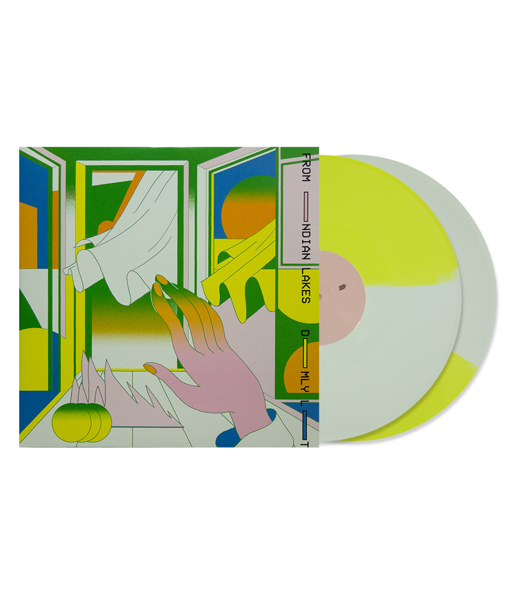 From Indian Lakes Dimly Lit Double Vinyl (Yellow / White Split)